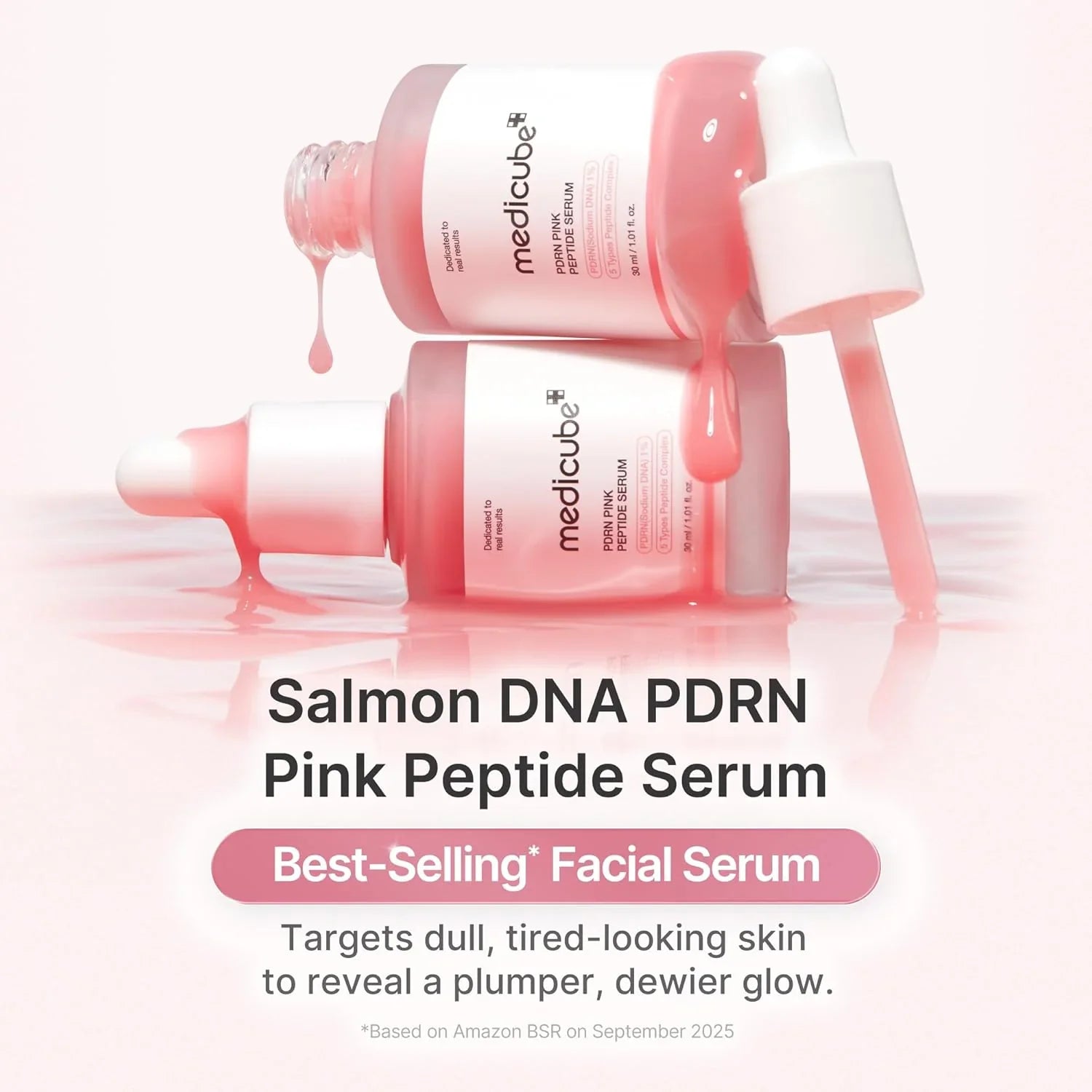 Sérum PDRN Pink Peptide Blushiris – texture fluide