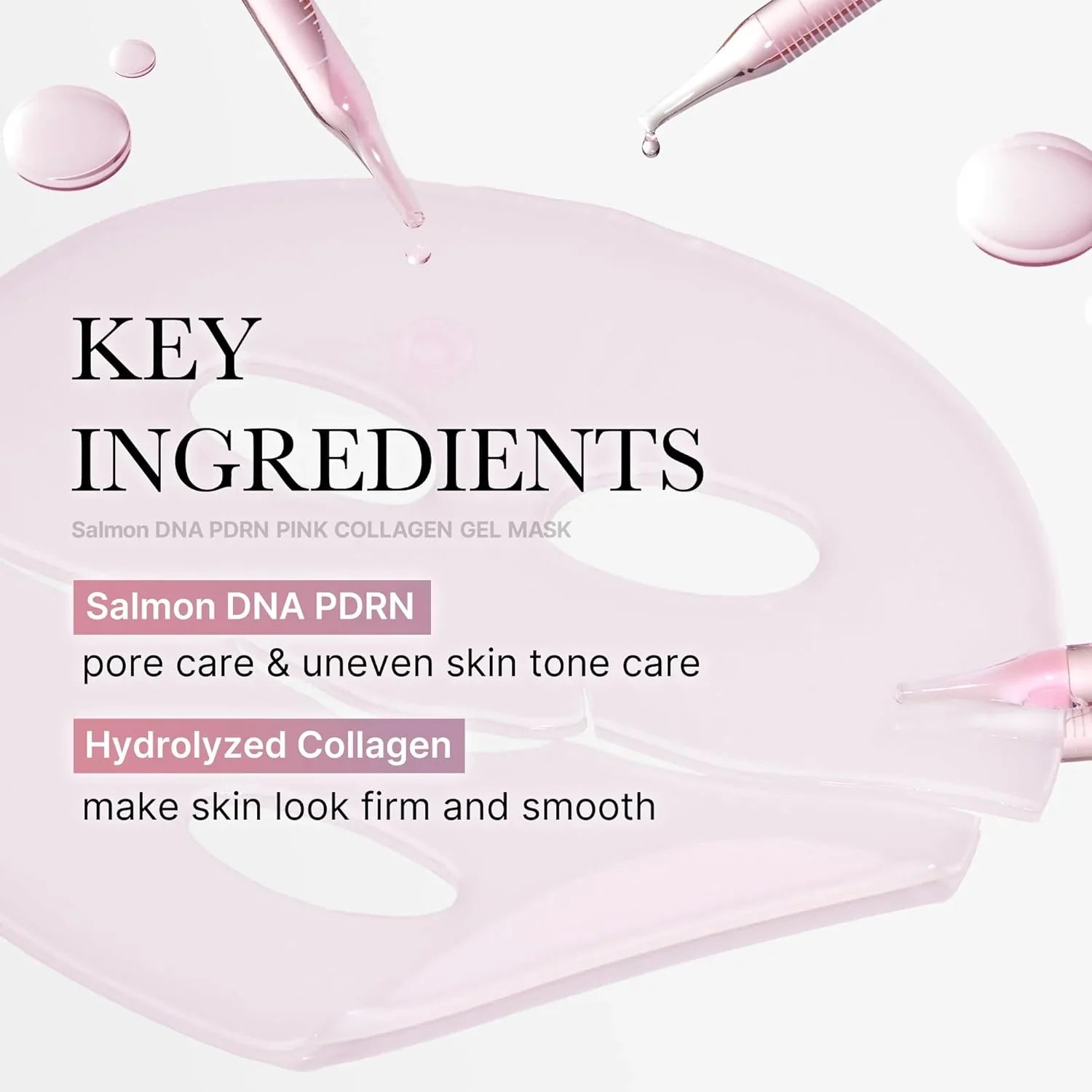 Masques Collagène Blushiris – texture gel K-Beauty